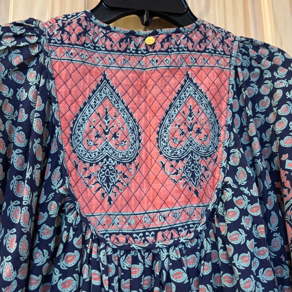 Antik Batik Madou Quilted Cotton-voile Midi Dress XS - Picture 6 of 16